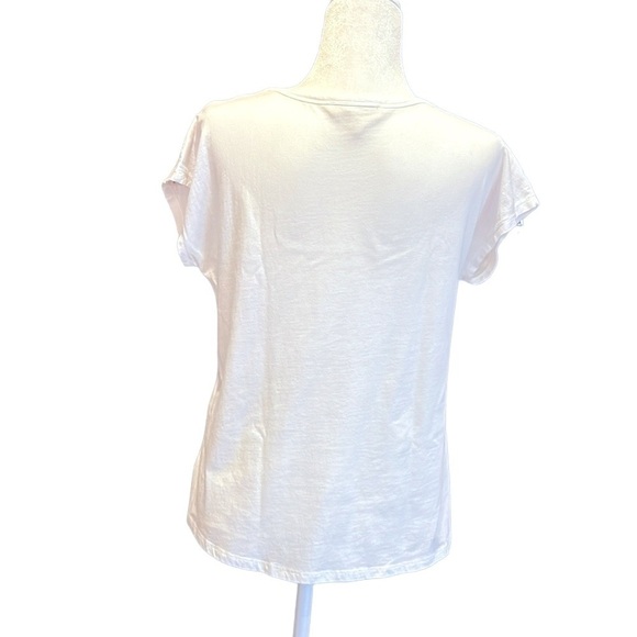 Savanna Jane Floral Embroidered Top White Size Small - Picture 11 of 11